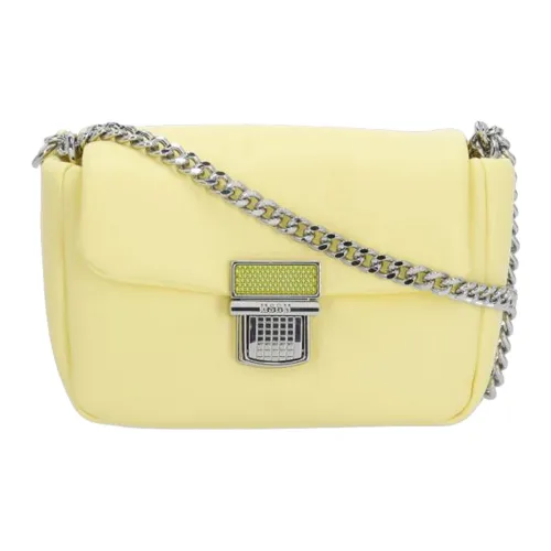 MSGM Полиуретан Сумка через плечо Сумка на плечо Женская Желтая
