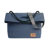 Джинсовый синий (Свет и Тень плетение)