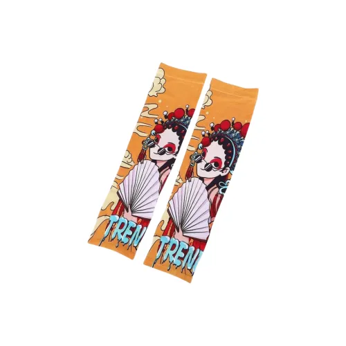 Coated Graffiti Полиэстер Нарукавники с защитой от солнца Унисекс