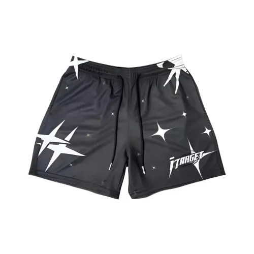 REXSHION Черные Унисекс Повседневные шорты