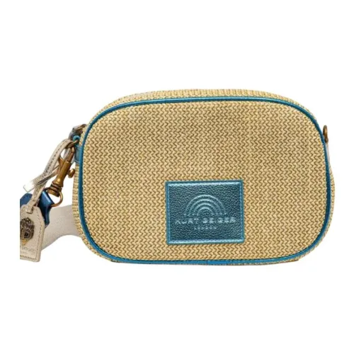 Kurt Geiger London Сумка через плечо из волокна женская бежевая