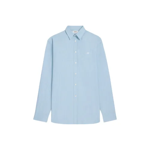 CELINE Мужские Синие Рубашки