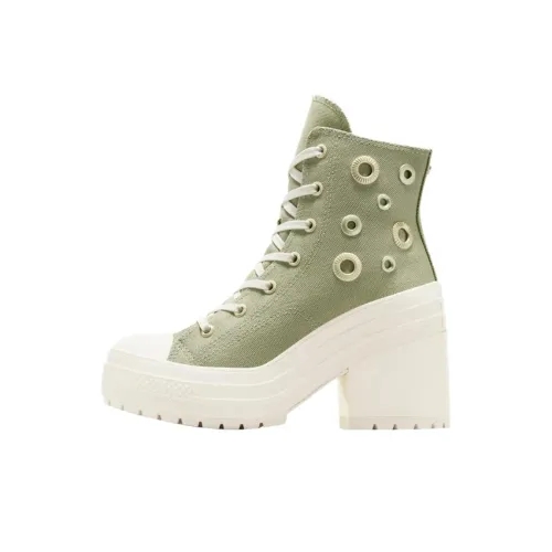Converse Chuck 70 Устойчивые к истиранию Высокие Кеды Женские Зеленые