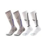 Gray+White Professional Football Socks [2 Pack]  
Серый+Белый Профессиональные футбольные носки [2 упаковки]