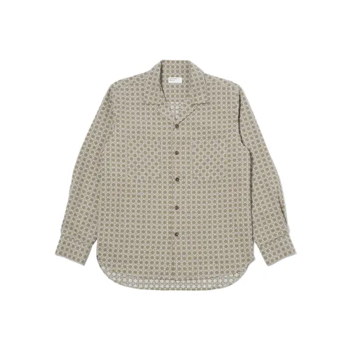 Universal Works Хаки Мужские Рубашки