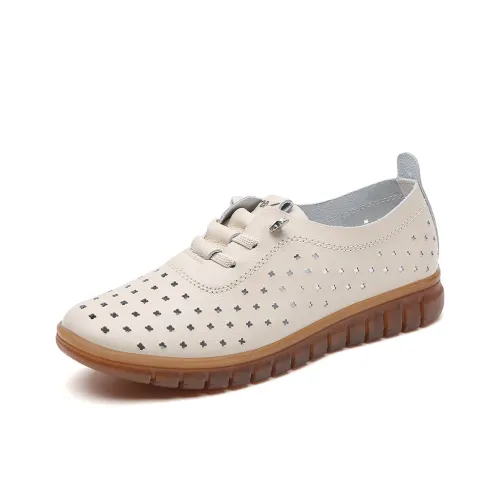 Binary Женские повседневные туфли Женские Бежевый