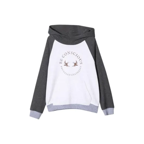 BRUNELLO CUCINELLI Серый Kids Толстовки