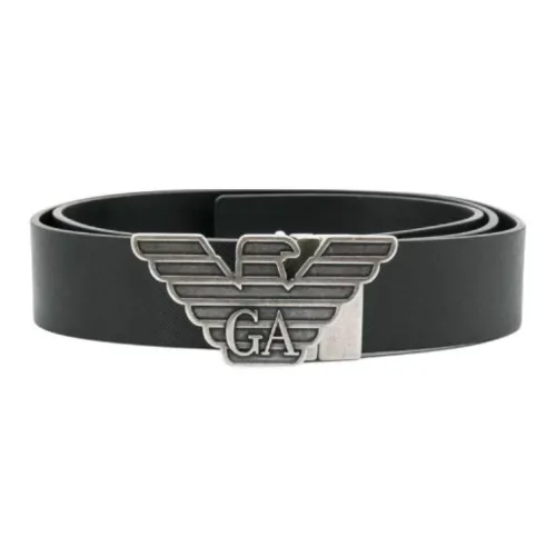 EMPORIO ARMANI Кожаные ремни Мужской Черный