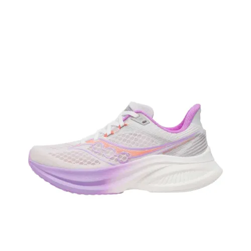 Saucony Endorphin Speed 5 Устойчивые к истиранию Низкие Беговые кроссовки Женские Белые Фиолетовые