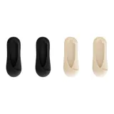 2 шт черный + 2 шт кожа