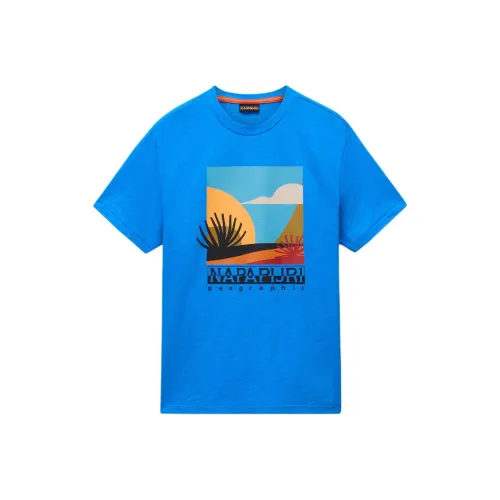 NAPAPIJRI Blue Мужская T-рубашка
