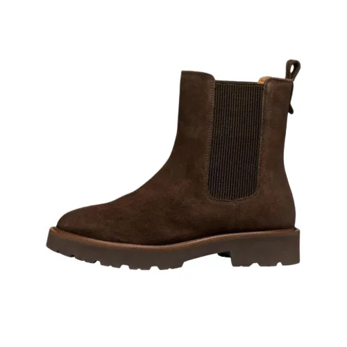 GEOX Norize Короткий Челси 3,5 см Женский Темно-коричневый