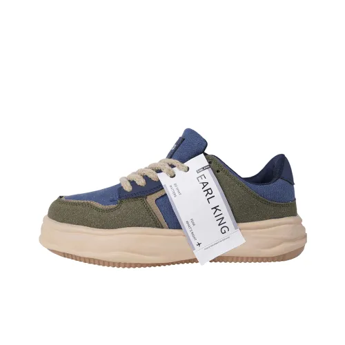 Earl King Аbrasion Resistant Shock Absorbers Низкие Кроссовки для Скейтбординга Унисекс Зеленые