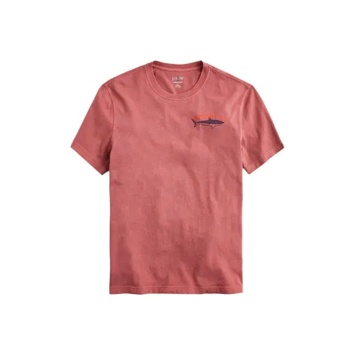 J.Crew Red Men's T-Shirts J.Crew Красные Мужские Футболки