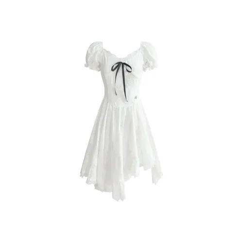 UNIFREE Короткое платье с короткими рукавами женское