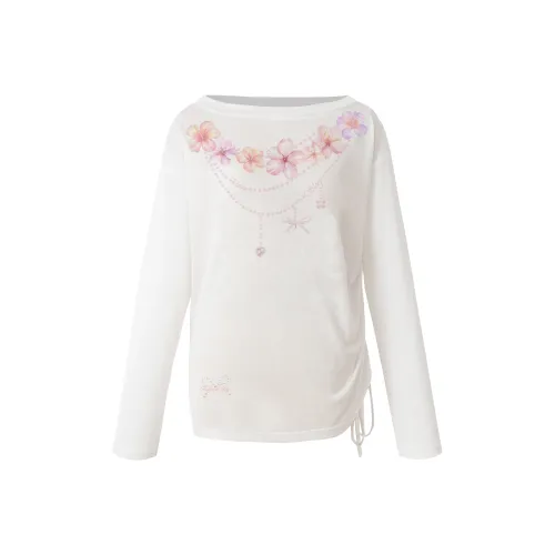 ELEVEN SLEEP Белая Женская Футболка