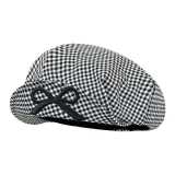 Чёрный бант в клетку