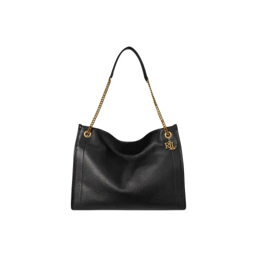 LAUREN RALPH LAUREN Кожа Сумка Сумка через плечо Большая Женская Черная