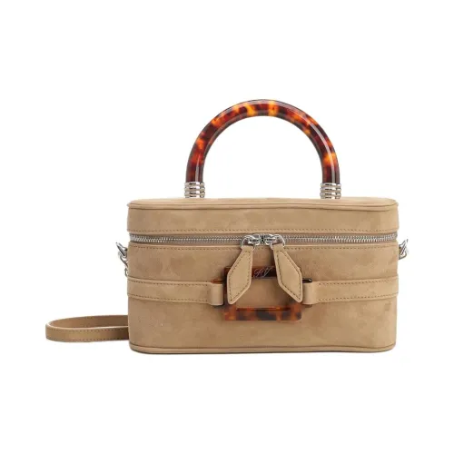 Roger Vivier Belle Vivier Сумка через плечо из козьей кожи мини-сумка женская бежевая