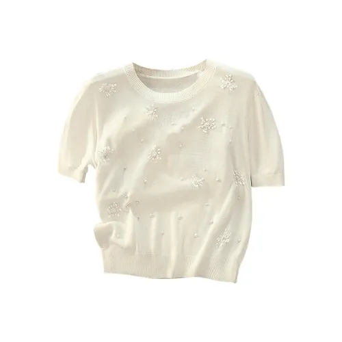 Cypress House Белый Женский Трикотаж