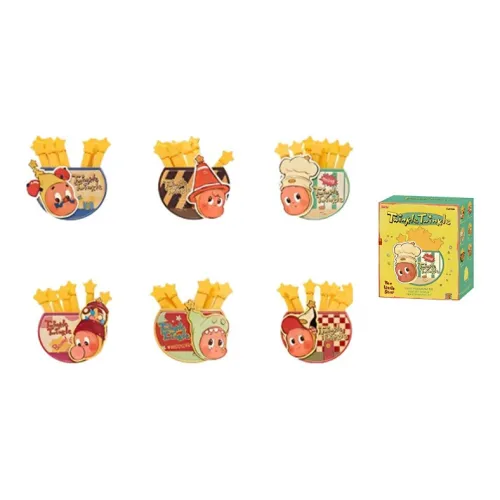 POP MART Коллаборация Выпуск 123 Звезды Коллекция С герметичной нижней заколкой Магнитная Коробка для хранения Набор Слепых коробок Один Mystery Коробка Полная коробка 6 шт