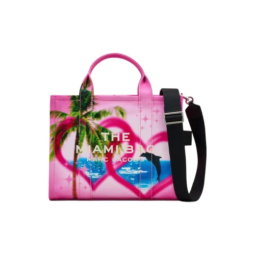 MARC JACOBS Холст Тоут Сумка Сумка для покупок Сумка среднего размера Женская Розовая