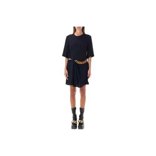 STELLA MCCARTNEY Black Женские Короткие Платья с Рукавами