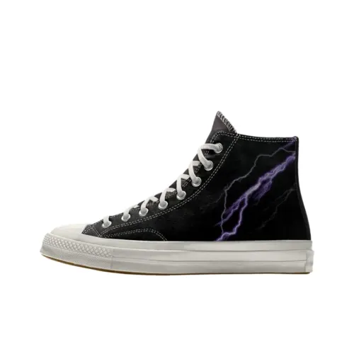 Converse Chuck 70 Устойчивые к истиранию Высокие Кроссовки для скейтбординга Мужские Черные