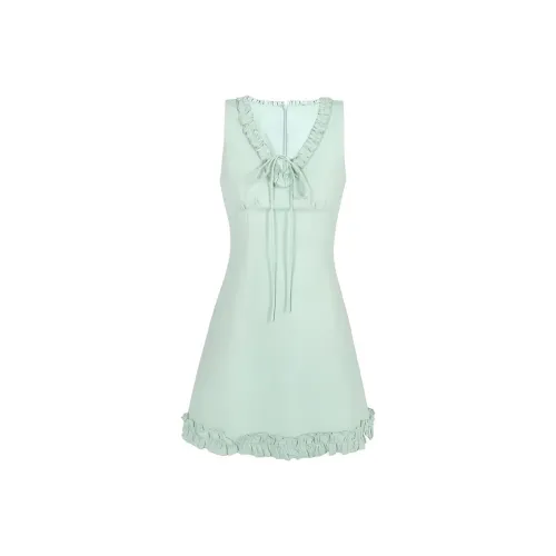 COHX Мята Женские Платья без рукавов