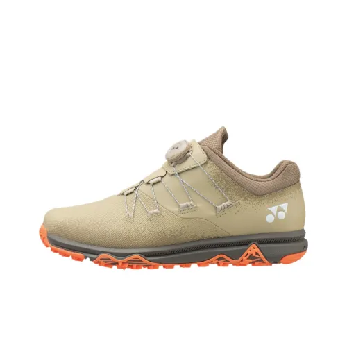 YONEX Golf Shoes Low Top Light Brown Men's