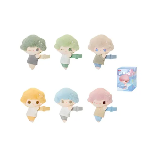 POP MART Коллаборация Edition DIMOO Облако Accompaniment Коллекция Cotton Doll Слепые Коробки Один Mystery Коробка Целая Коробка 6 шт