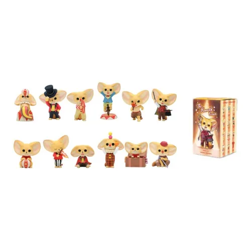POP MART Kenneth Little Fox Circus Collection Blind Boxes Single Mystery Box Целая коробка 12 шт