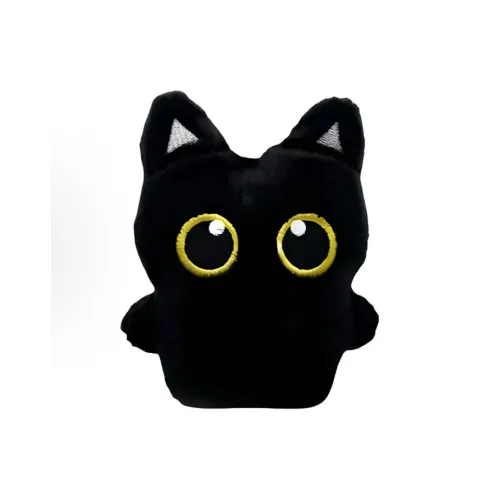 Yi Jia Ai Креативный Милый Черный Котенок Куклы Плюшевый Брелок 12,5 см Высота