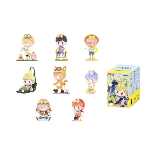 POP MART LiLiOS Everyday Micro Escape Коллекция Слепые коробки Один Mystery Коробка Целая коробка 8 шт