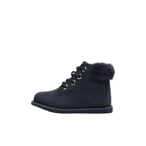 Timberland Высокие Топы Детские Ботинки Морской Синий для Дети Возрастом 3-7 Лет