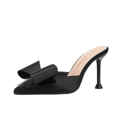 GOSO Резиновая подошва Домашние тапочки Женские Черный