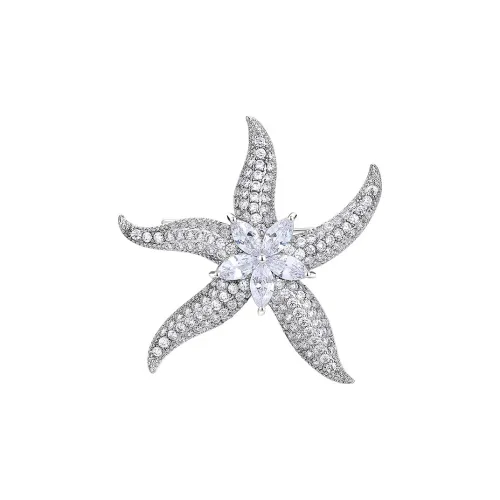 Фиолетовый сплав, унисекс, брошь