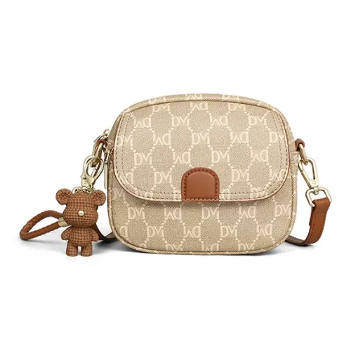 PESASRIE Сумка через плечо из синтетической кожи женская хаки