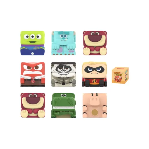 POP MART Коллаборация Disney Pixar POP Cube 3 Collection Фигурка Слепые коробки Один Blind Коробка Целая коробка 9 шт