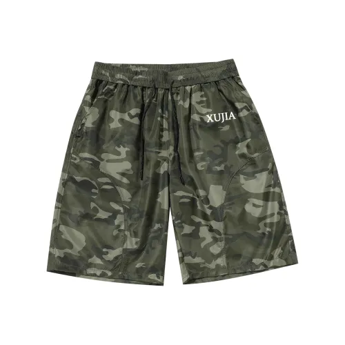 XUJIA Камуфляж Унисекс Повседневные шорты