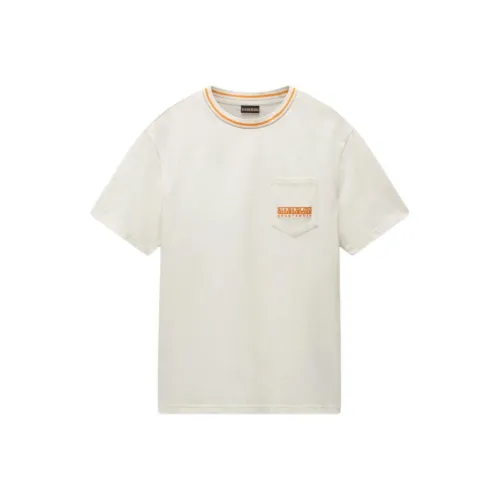 NAPAPIJRI Белая Мужская T-Рубашка