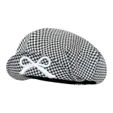 Белый бант в клетку