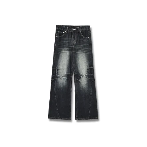 ACE VESTITI Синий черный Унисекс Джинсы