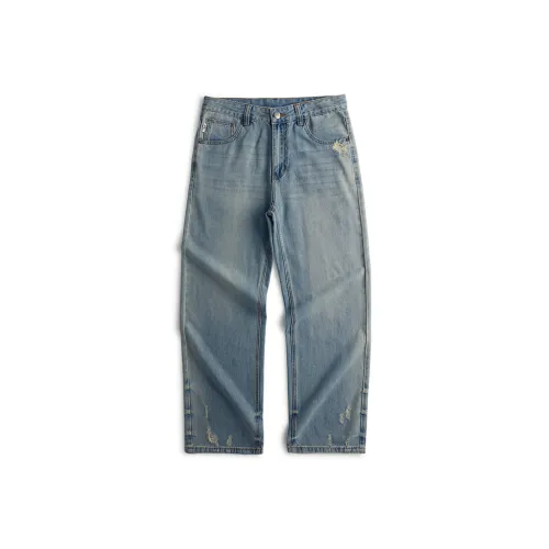 Xiyue Светло-синие мужские джинсы