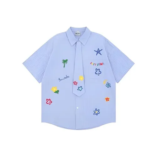 COVT Синяя клетка Женские Рубашки