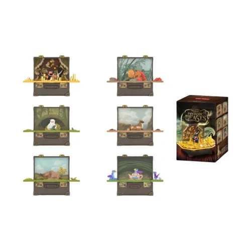 POP MART Fantastic Beasts Collection Фигурка Слепые коробки Один Mystery Коробка Целая коробка 6 шт