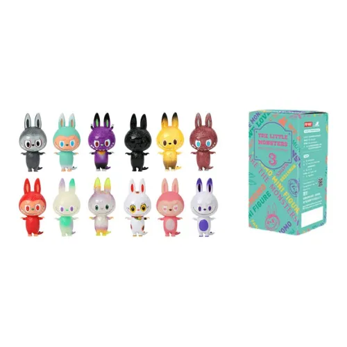 POP MART POP MART IP Mini ZIMOMO3 Коллекция Слепые коробки Один Mystery Коробка Целая коробка 12 шт