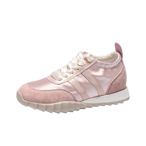 QING MISS Casual Низкий Топ Розовый, Скрытый Каблук 6 см Женский