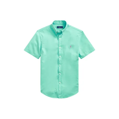 Polo Ralph Lauren Светло-зеленая травяная мужская рубашка