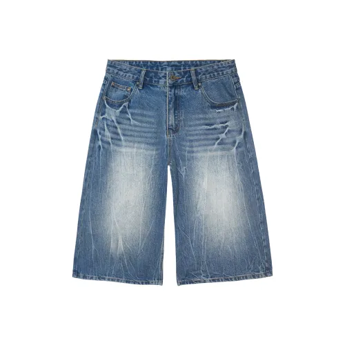 M MAICCO Синие Унисекс Джинсовые Шорты